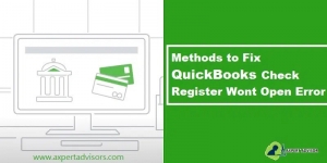 Walkthrough to Resolve QuickBooks Check Register Will Not Open Error
