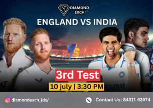 Experience Nonstop Action: How Diamondexch 99 Elevates Your Cricket Watching Experience During the England vs India Test Match in London.