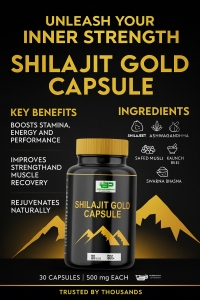 Shilajeet Gold Capsule – Boost Stamina, Strength & Performance Naturally