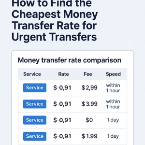 How to Find the Cheapest Money Transfer Rate for Urgent Transfers