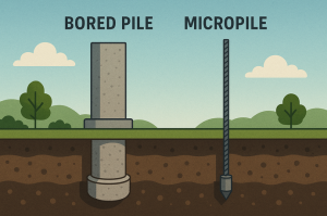 Bored Piles vs Micropiles: Which Foundation Technique is Right for Your Project?