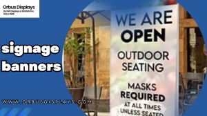 Boost Your Brand Visibility with Eye-Catching Signage Banners from Orbus Displays