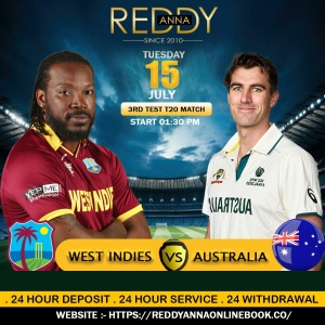 Reddy Anna ID: Your Ultimate Gateway to Live Updates of the West Indies vs Australia Cricket Showdown in 2025 . 