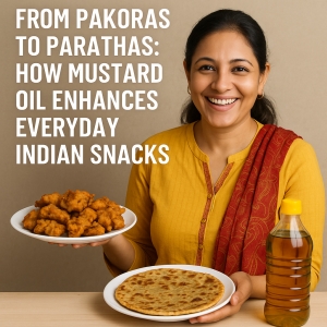 From Pakoras to Parathas: How Mustard Oil Enhances Everyday Indian Snacks
