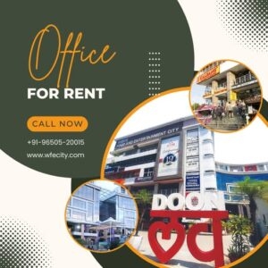 Why is Dehradun becoming a preferred destination for renting office space?