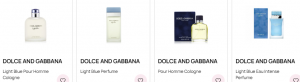 Dolce & Gabbana Perfumes