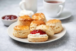 Freshly Baked Scones in the Morning