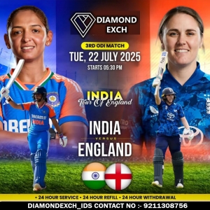 24/7 Availability at Diamondexch 99: Never Miss a Moment of England Women vs India Women, 3rd ODI Match.
