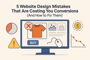 5 Website Design Mistakes That Are Costing You Conversions (And How to Fix Them)