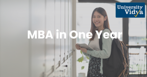 MBA in One Year: Transform Your Career with University Vidya