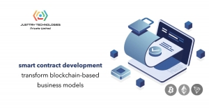 How can smart contract development transform blockchain-based business models?