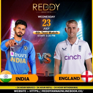 Experience Every Moment of India vs England 2025 with Reddy Anna – Online Cricket Exchange with Live Scores and Full-Time Customer Care