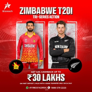 Zimbabwe vs New Zealand – 6th T20I: | Tri-Series 2025 | Starexch Predictions