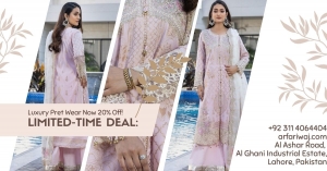 Limited-Time Deal: Your Favorite ArfaRiwaj Luxury Pret Wear Now 20% Off!