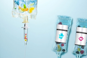 How does an IV drip improve vitamin absorption?