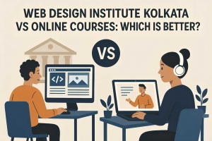 Web Design Institute Kolkata vs Online Courses: Which is Better?