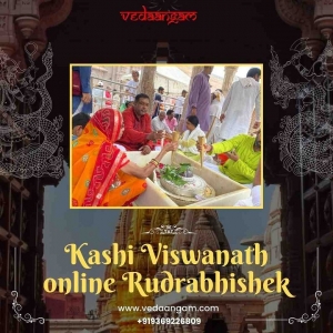 Book Pandit for Rudrabhishek Puja at Kashi Vishwanath Temple -Vedaangam