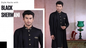 Style Hacks To Try With A Black Sherwani For Men