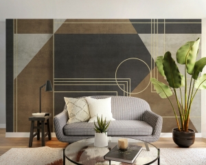 Beyond the Print: Exploring Textured Abstract Wallpaper