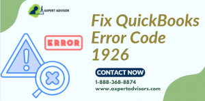 How to Mend the QuickBooks Error Code 1926?