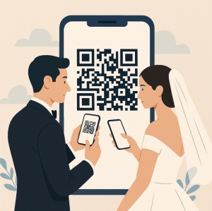 The Future of Wedding Photography: QR Code Photo Sharing Explained