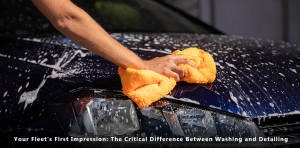 Your Fleet's First Impression: The Critical Difference Between Washing and Detailing