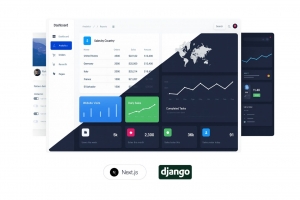 SaaS Analytics Dashboard Using Next.js and Django