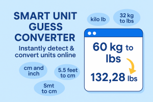 Smart Unit Converter – Auto Detect & Convert KG to LBS, CM