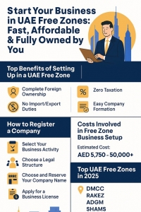 Start Your Business in UAE Free Zones: Fast, Affordable & Fully Owned by You | FVR CORPORATE 