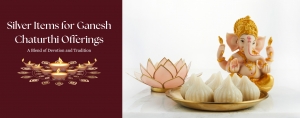 Silver Items for Ganesh Chaturthi Offerings