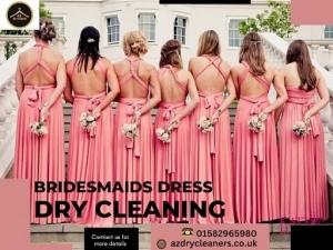 Why Professional Dry Cleaning is Essential for Bridesmaids' Dresses
