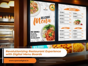 Revolutionizing Restaurant Experience with Display Board for Restaurant