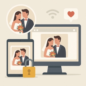 Password-Protected vs Public Albums: Which Is Best for Wedding Photos?