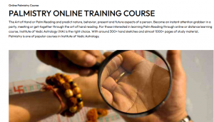 Learn Palmistry Course Online with flexible learning and certification options