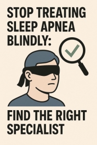Stop Treating Sleep Apnea Blindly: Find the Right Specialist