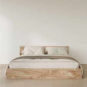 How to Style a Modern Bedroom with a Classic Oak Wood Bed