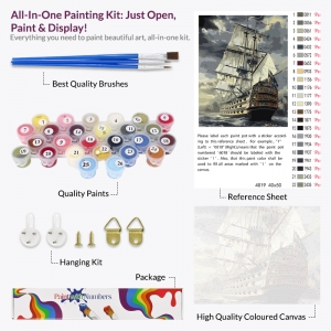 Capture the Depth of the Sea – Maritime Paint by Numbers Kits