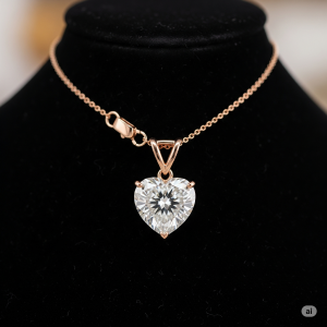 Falling for Sparkle: The Allure of Diamond Heart Pendants