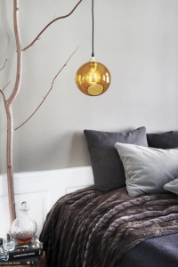 Brighten Your Home with Stylish Amber Light Fixtures and Blue Ceiling Lamps