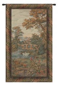 Swan Lake Woven Tapestry - Italian Wall Hanging Art