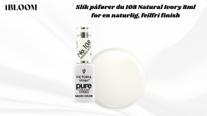 Slik påfører du 108 Natural Ivory 8ml for en naturlig, feilfri finish