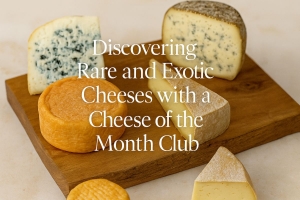 Discovering Rare and Exotic Cheeses with a Cheese of the Month Club