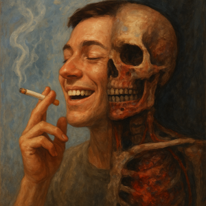 The Joy in the Mouth from Smoking, Yet the Body Suffers