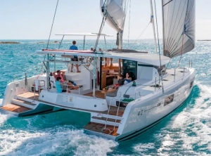 Glide through crystal-clear waters on an unforgettable catamaran sailing adventure in Baja