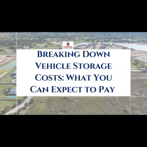 Breaking Down Vehicle Storage Costs: What You Can Expect to Pay