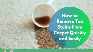 How to Remove Tea Stains from Carpet Quickly and Easily