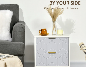 Transform Your Bedroom with White Gloss Bedside Tables