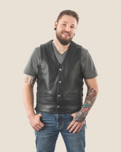 Why Men's Leather Motorcycle Vests Are the Ultimate Symbol of the Open Road