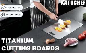 KatuChef Titanium Cutting Board – Hygienic, Durable & Dishwasher-Safe