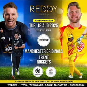 Online Exchange Cricket: Live Updates & 24/7 Support for Manchester Originals vs Trent Rockets .